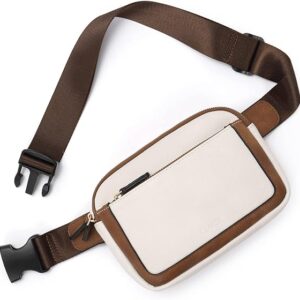 Yeacun-Belt Bag for Women, Mini Everywhere Crossbody Waist Bag Adjustable Strap, Vegan Leather Women's Fanny Pack