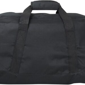 Yeacun-18" Two Tone Duffle Bag Medium Black Red Blue Gold Pink Purple Gray