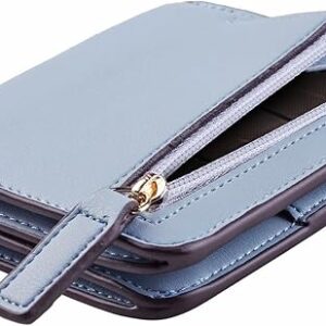 Yeacun-Wallet Women Rfid Blocking Small Compact Bifold Luxury Leather Pocket Wallet Ladies Mini Purse with ID Window