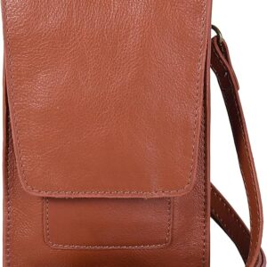 Yeacun-Small Crossbody Bags For Women Leather Cross Over Purse Wallet For Cell Phone/Mobile